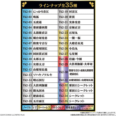 『刀剣乱舞-ONLINE-』【食玩】にふぉるめーしょん シールウエハース2【BOX】